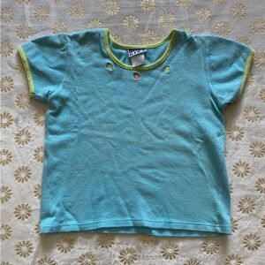 Kids Blue and Green Shirt